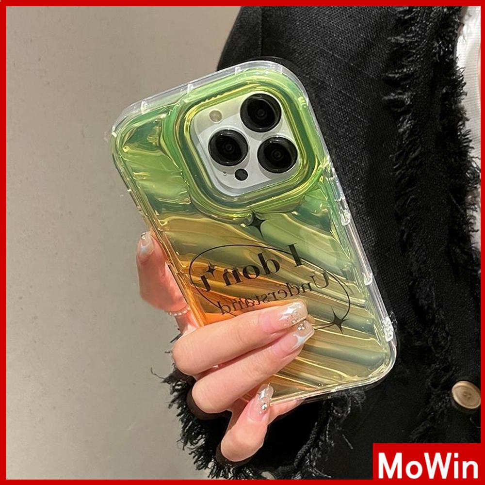 Untuk iPhone 14pro Max iPhone Case Laser Reflektif Transparan Phone Case TPU Soft Case Airbag Shockproof Personality English Stars Kompatibel Dengan iPhone 13 Pro Max 12 Pro Max11