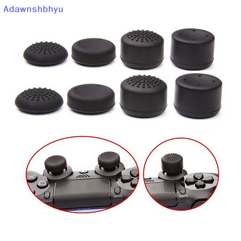 Adhyu 8Pcs Thumb Stick Grips Cover Topi Joy Bermain Game Non-slip Untuk PS4 PS5 ID