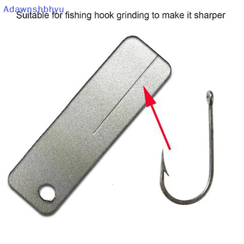 Adhyu Alat Pengasah Kail Pancing Portable Diamond Whetstone Fish Hook Sharpen Tool ID