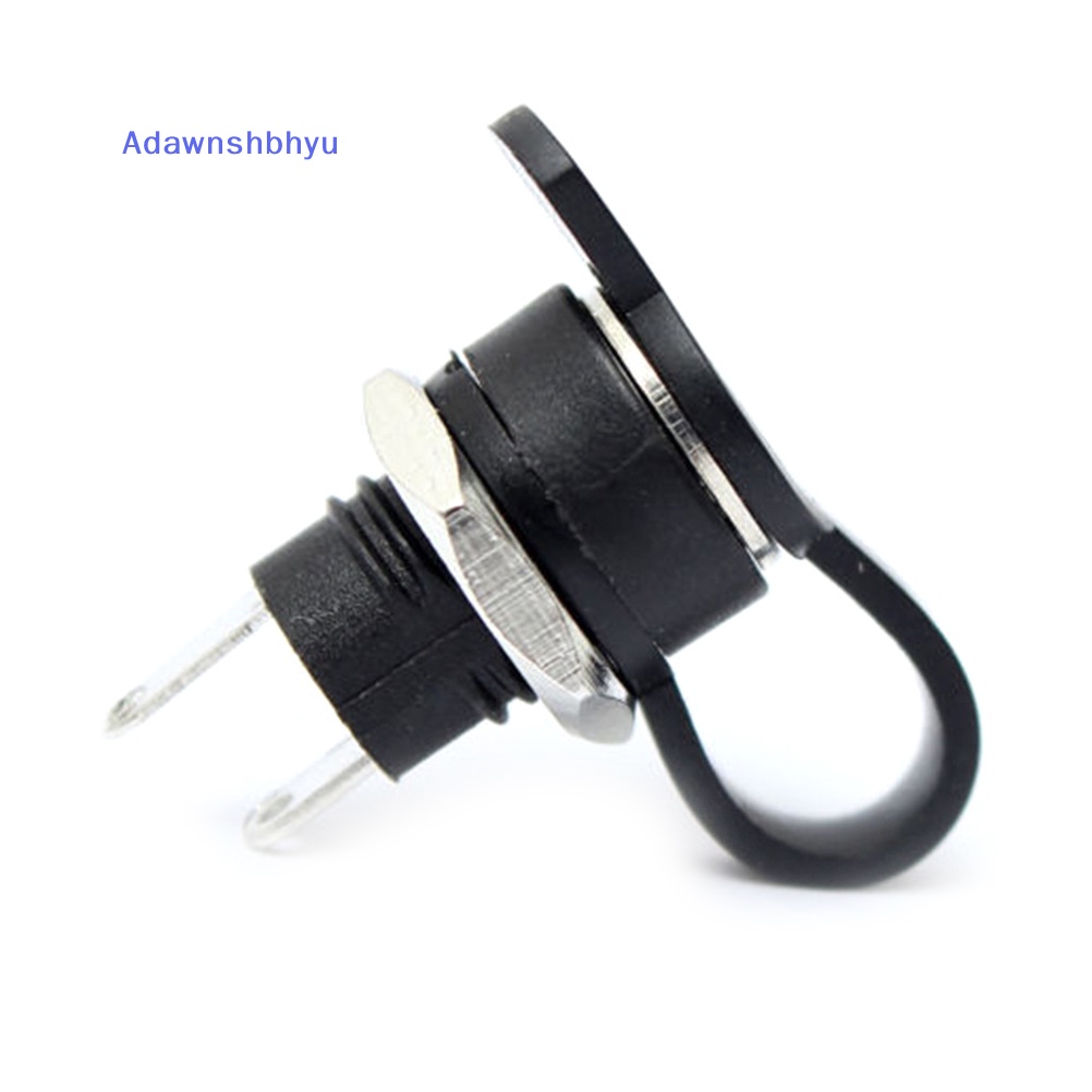 Adhyu New 2x Waterproof 5.5mmx2.5mm DC Power Supply Female Jack Socket Panel Mount Sambung ID