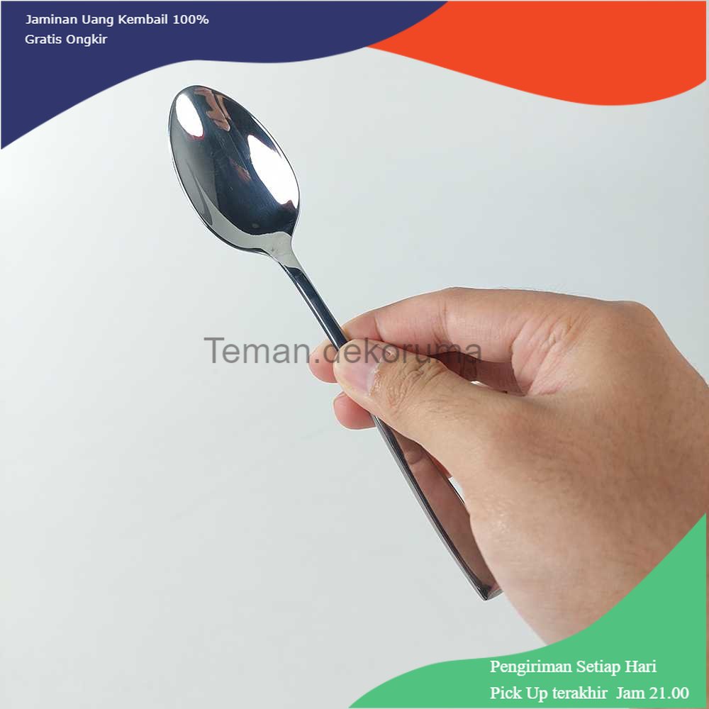 TD - LMP UNITURCKY Sendok Teh Kopi Mocca Demitasse Spoon Stainless Steel - UN-11