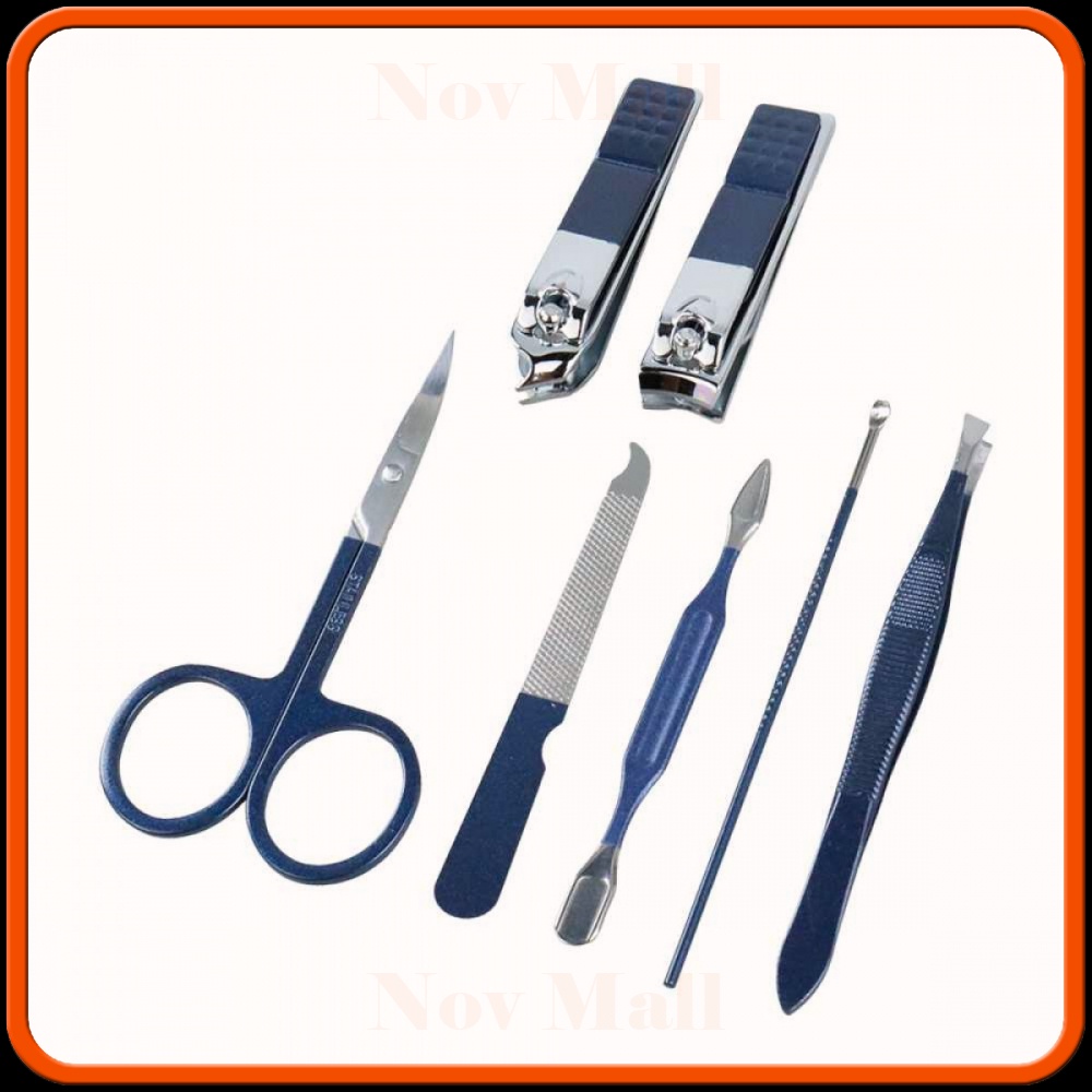 Gunting Kuku Nail Art Set Manicure Pedicure 7 PCS MU107