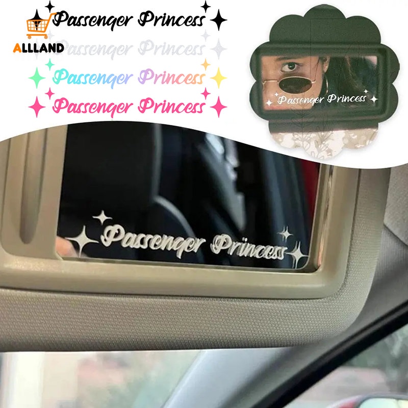 Kreatif Colorful Penumpang Putri Inggris Stiker Mobil/ Otomotif Cermin Perekat Diri Alfabet Decal/ DIY Kendaraan Hias Aplikasi