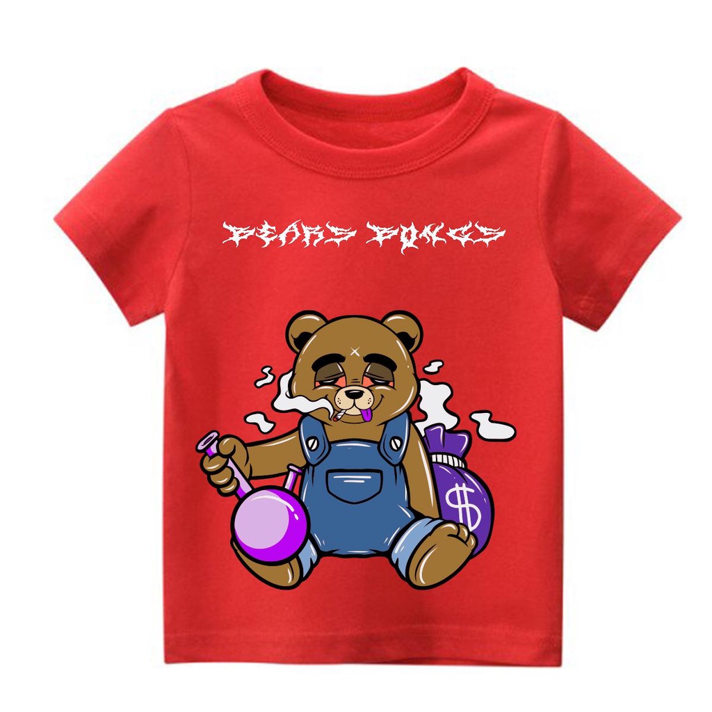 Promo Kaos anak Bears Bongs T-shirt kekinian kece