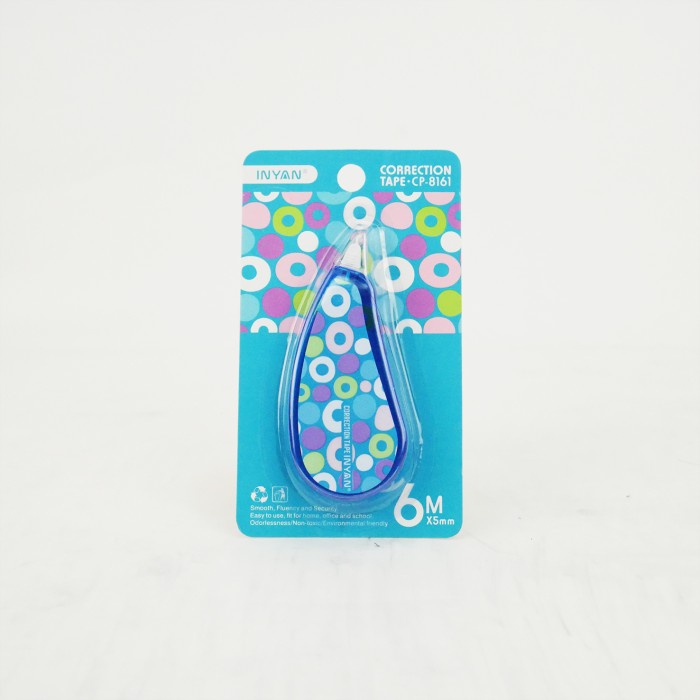 

ARS04 Correction Tape Mini / Pita Koreksi / Tipex Kertas / Tip-ex Kertas - Biru Muda