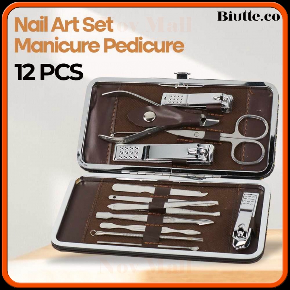 Nail Art Set Manicure Pedicure 12 PCS - 012A
