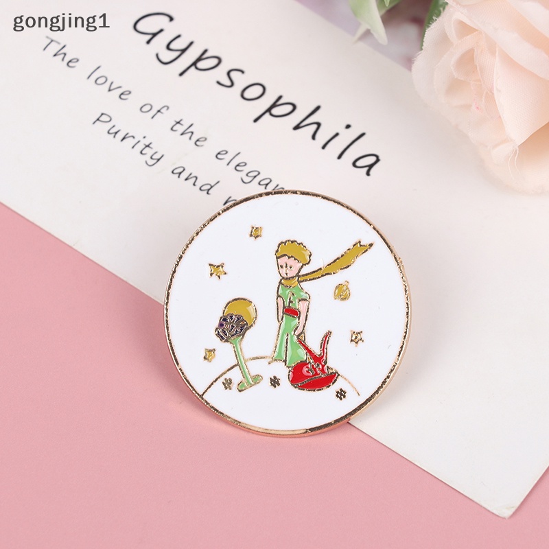 Ggg Planet The Little Prince Fox Rose Pin Klasik Fairy Tale Bros Pin Lencana ID