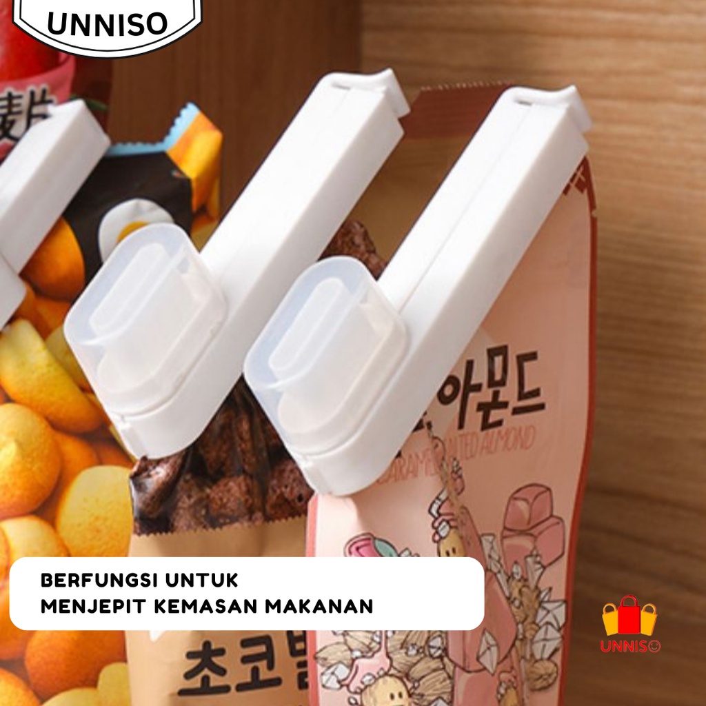 UNNISO - Klip Penjepit Plastik Nozzle Kemasan Makanan Ringan