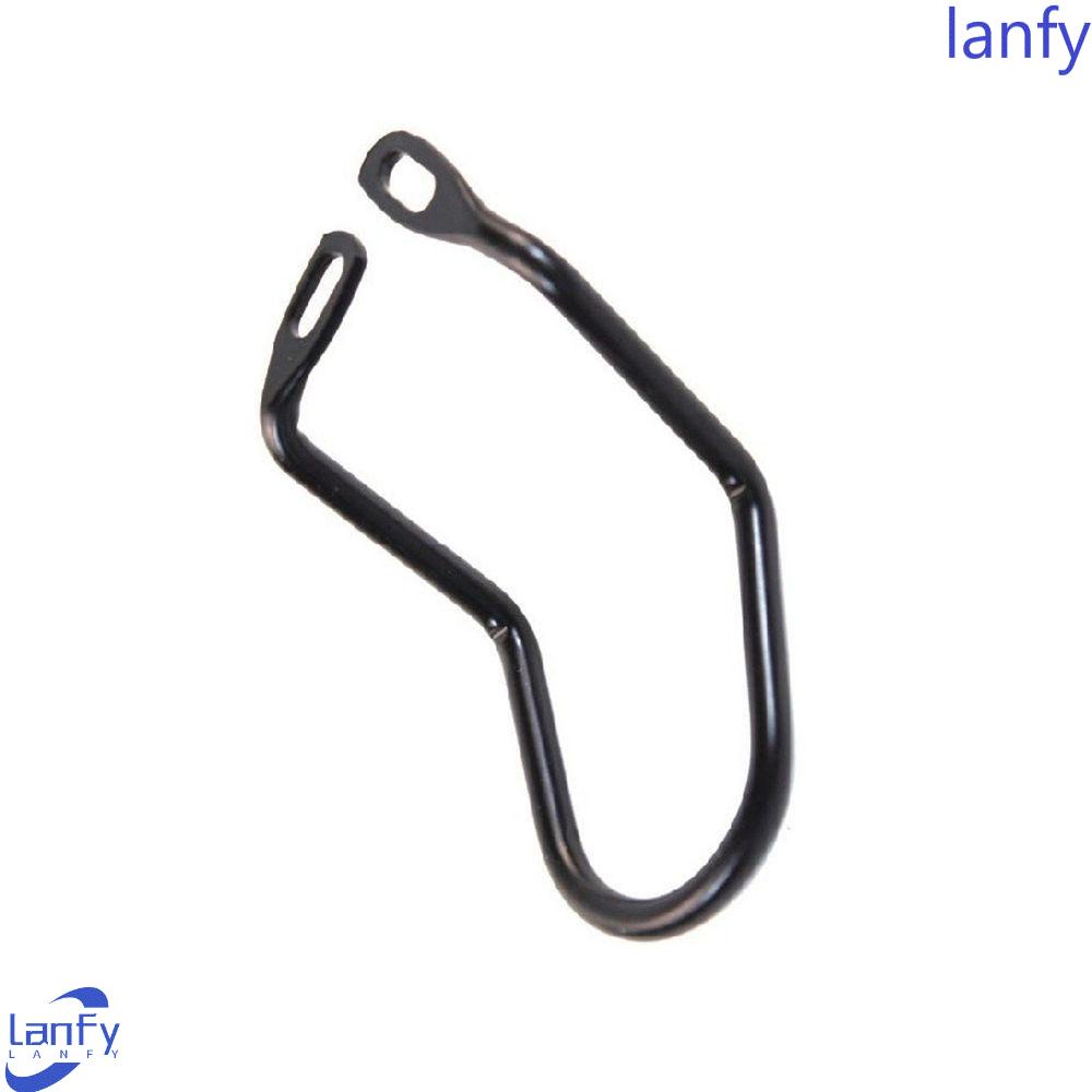 Lanfy Sepeda Derailleur Penjaga Luar Baja Sepeda Jalan Sayap Ganda Lubang Penjaga Pelindung Rantai Tetap Penjaga Pelindung Gigi Belakang