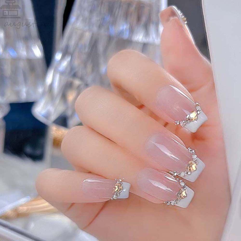Agustina Jantung Dekorasi Kuku Wanita Fashion Mini Jantung Hiasan Kuku Berprofil Drills Nail Jewelry