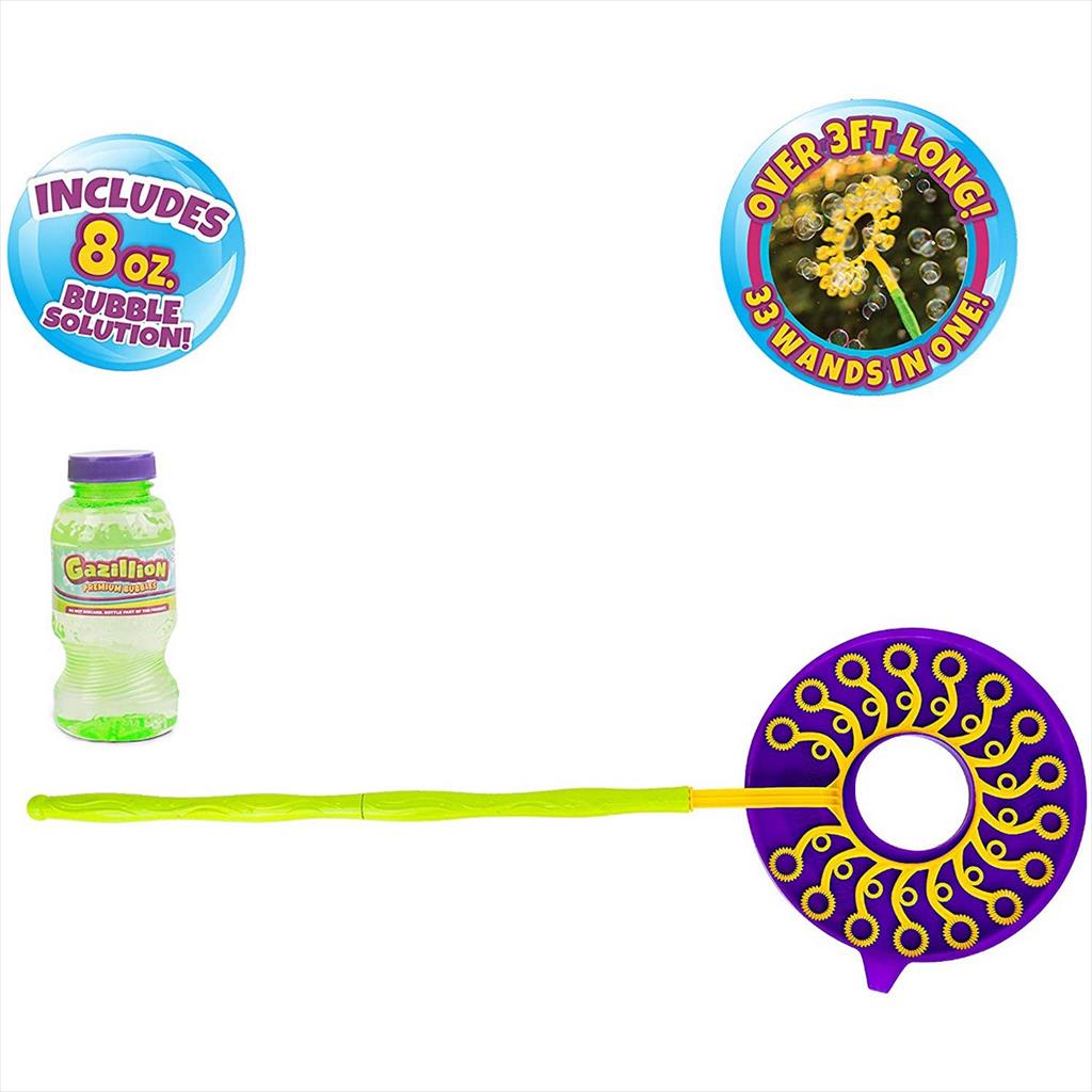 Funrise Gazillion 36620 Bubble Mega Zillion Wand Bubbles