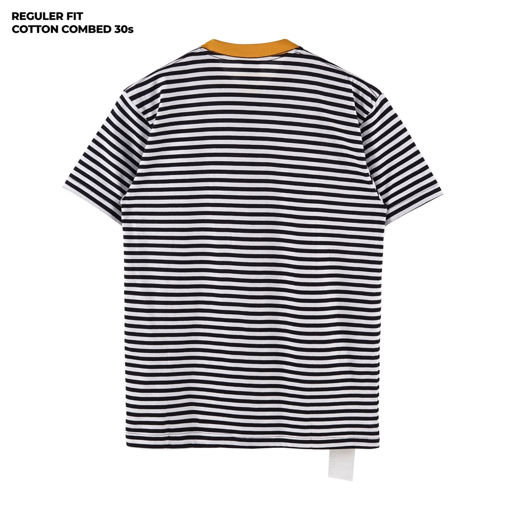 KAOS STRIPE GARIS  FRIDAY KILLER | KOZIAK BLACK OCHRE