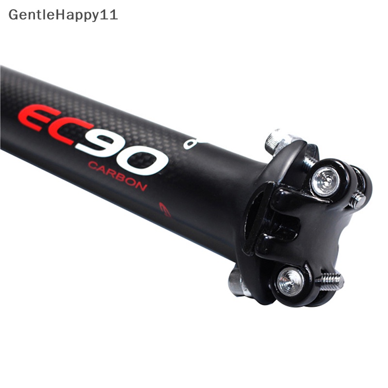 Gentlehappy EC90 3K Matte Full Carbon Fiber Seatpost Kursi Sepeda Jalan Saddle Post Tube New id