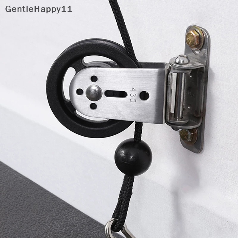 Gentlehappy Tempel Dinding Gym Rumah Rotag Silent Pulley DIY Lat Angkat Kabel Sistem Roda id