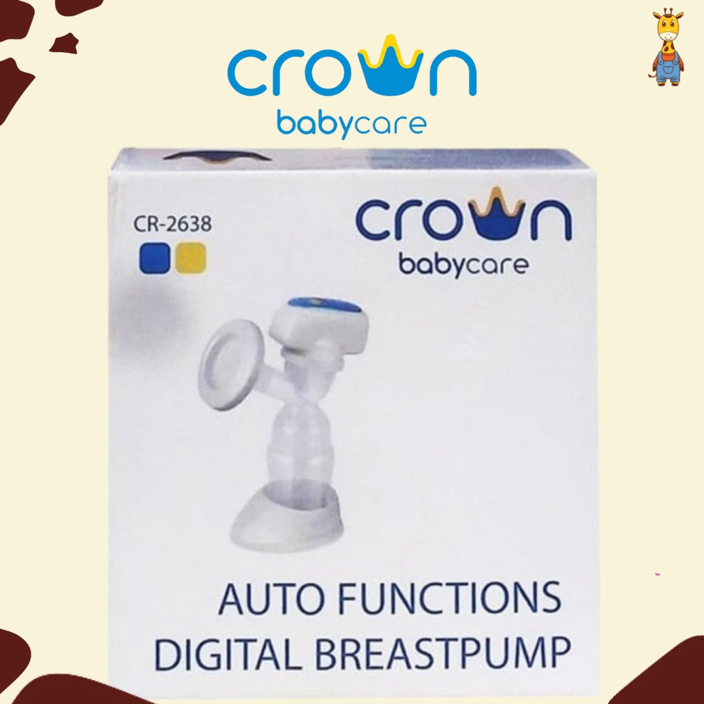 Crown CR2638 Auto Function Digital Breastpump - Pompa Asi