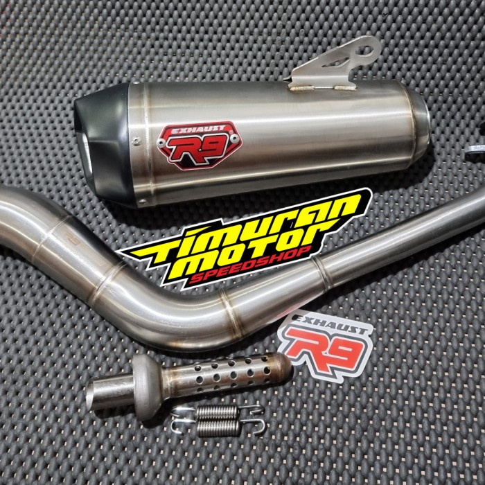 READY KNALPOT R9 ALPHA AEROX 155 ORIGINAL
