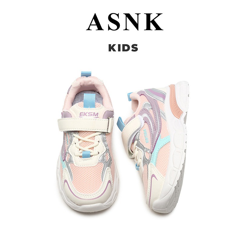 [GROSIR][COD] SEVEN_DAY SEPATU SNEAKERS ANAK CEWEK COWOK UNTUK USIA 3-9 TAHUN WM2322 PINK