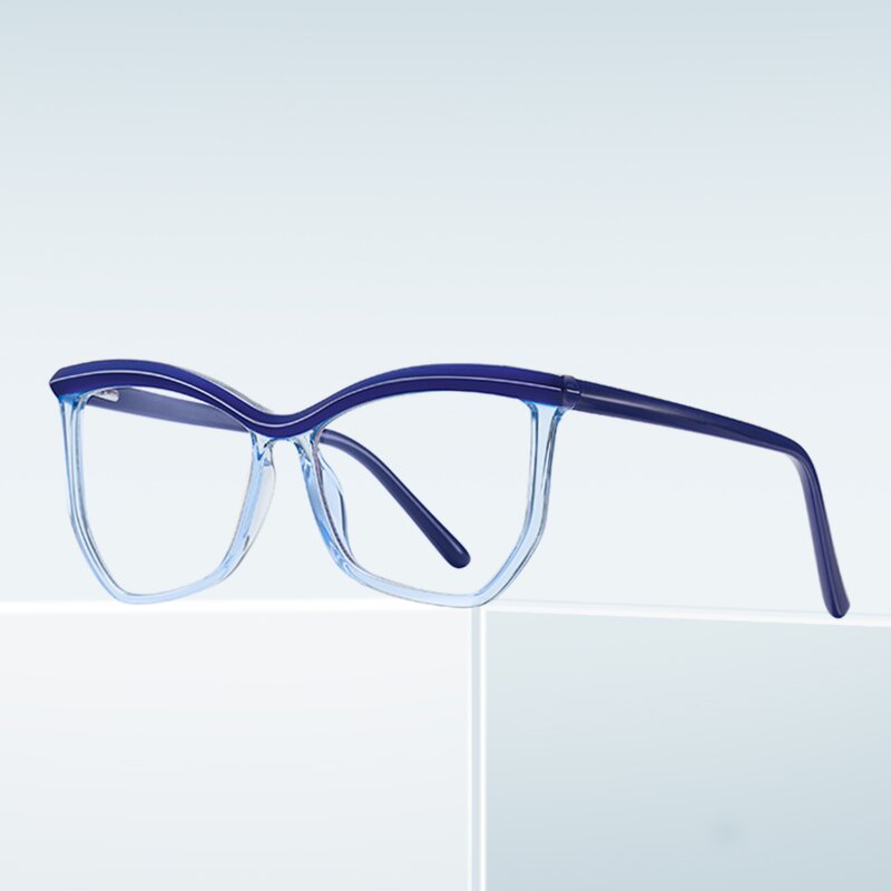 (YUZHU) Kacamata Optik Fashion Original Frame Alis Anti Blue Light Eyeglasses Untuk Wanita