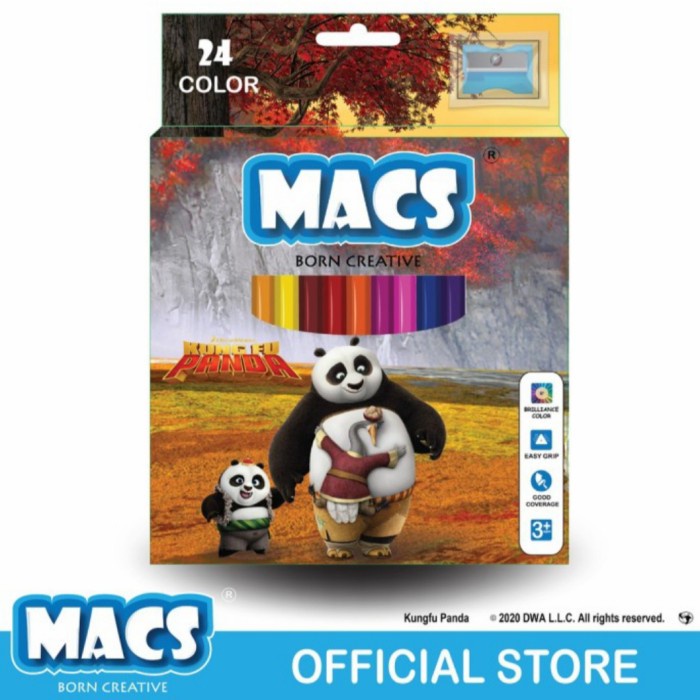 

MACS Pensil Gambar Kung Fu Panda 24 Warna