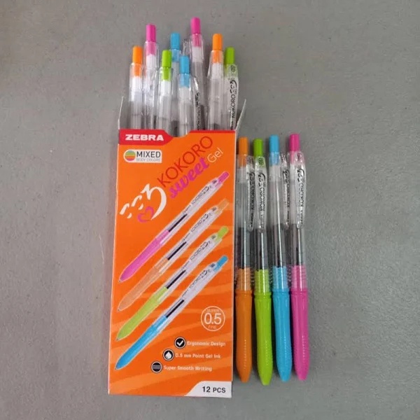 

Pulpen Zebra KOKORO Sweet Gel 0.5mm (Pcs)