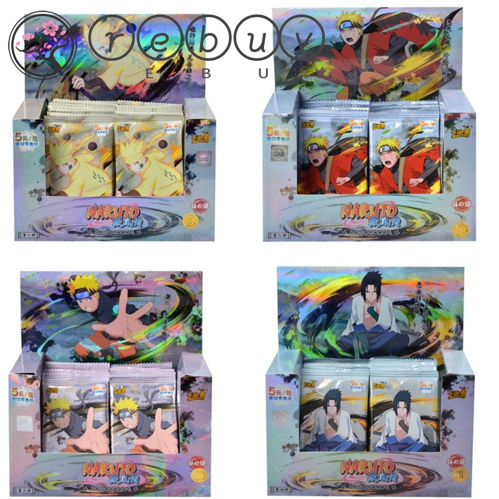 REBUY Rebuy Original Naruto Kartu Untuk Anak Koleksi Mainan Klasik Kartu Langka Naruto Karakter Klasik Komponen Game Flash Card Mainan Animasi Naruto Card