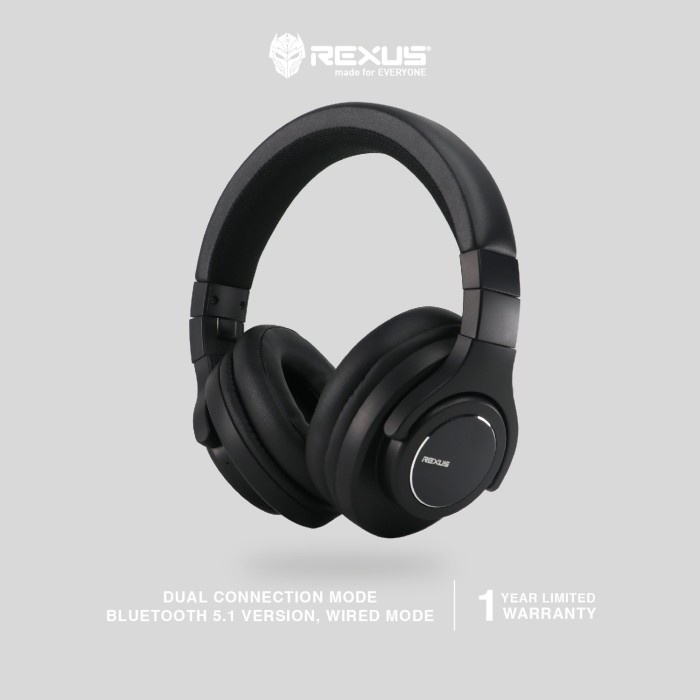 Headset Rexus S8 - Headset Bluetooth dan Wired