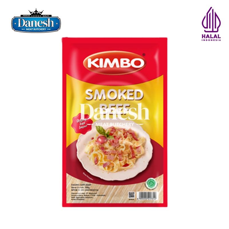 

Kimbo Smoked Beef 200gr Daging Sapi Burger Frozen Food Halal