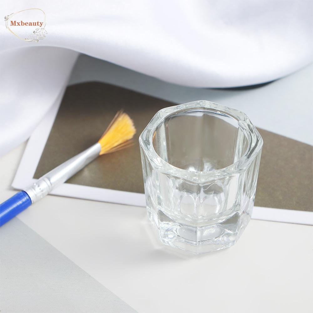 MXBEAUTY Gelas Cangkir Cairan 1PC Wadah Mixing Glassware Bubuk Octagon Cup