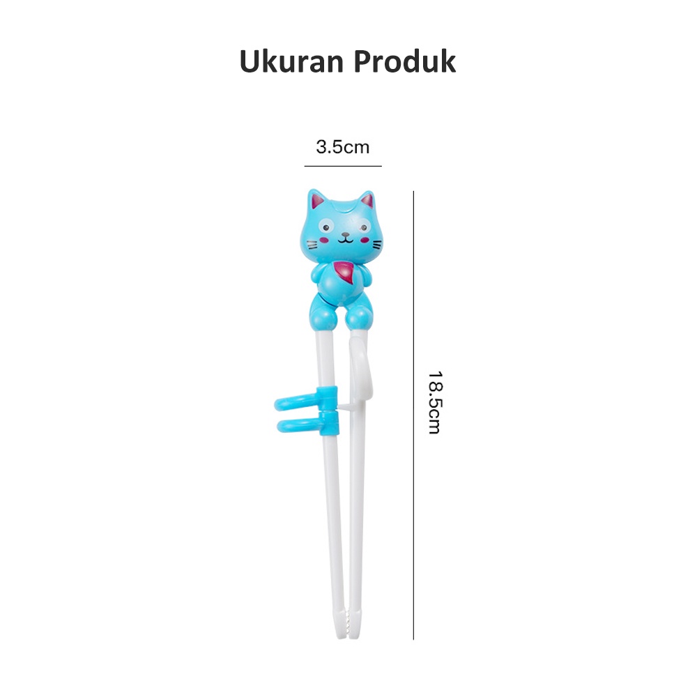Mumystation Sumpit Latihan Anak  Sumpit Anak Karakter Training Chopstick