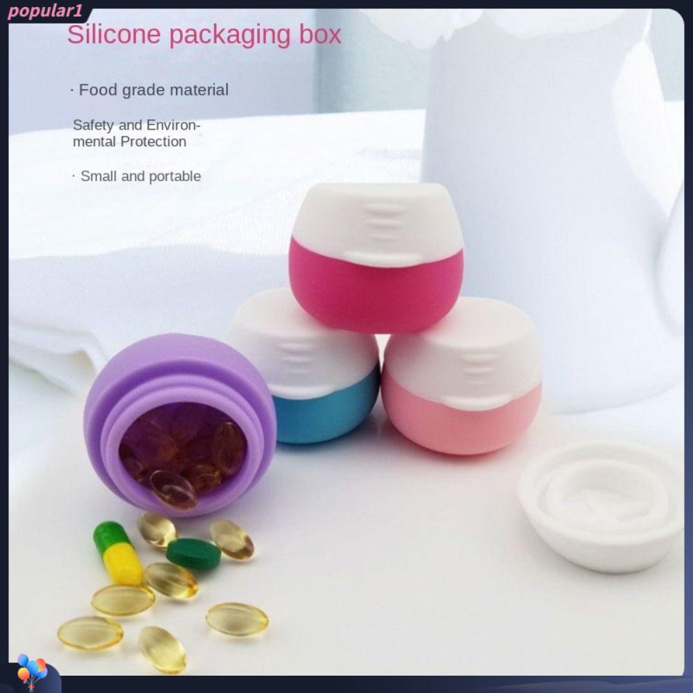 POPULAR Toples Makeup Populer Botol Isi Ulang Baru Travel Bottle Cream Jar