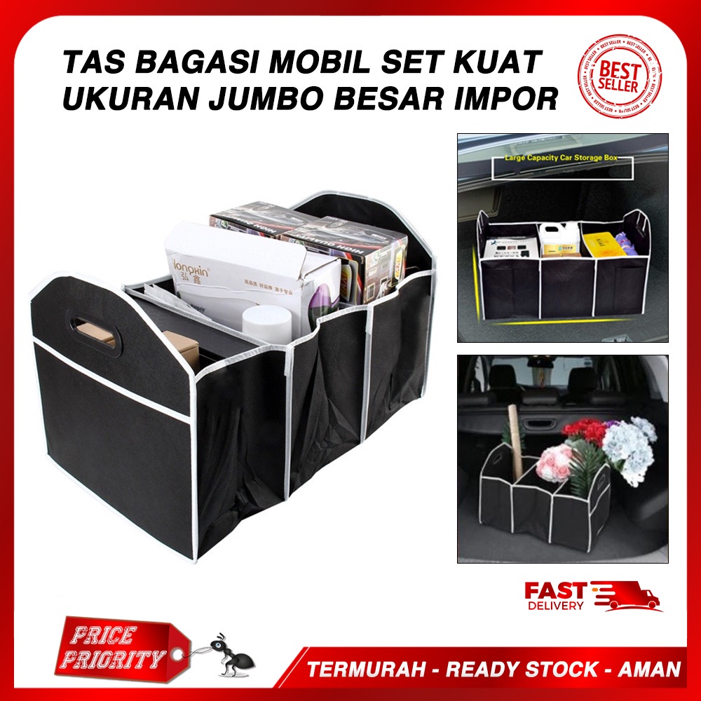 TAS BAGASI MOBIL / TAS PENYIMPANAN BARANG MOBIL / TAS MULTIFUNGSI