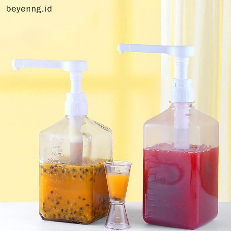 Beyen 1600ml Dispenser Sirup Kopi Botol Kecap Saus Madu Multi Fungsi W/Pump ID