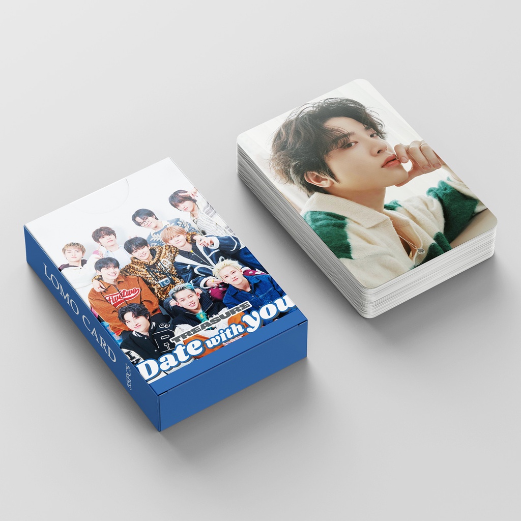 55pcs /box Album Photocards TREASURE Tanggal Dengan Kamu Kartu Lomo Kpop Postcards