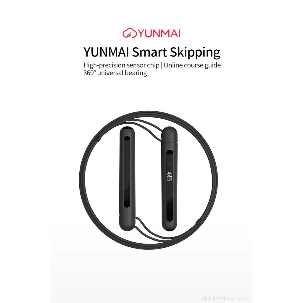 478 YUNMAI YMSE-P701 Smart Skipping Rope APP Data Record USB Rechargeable