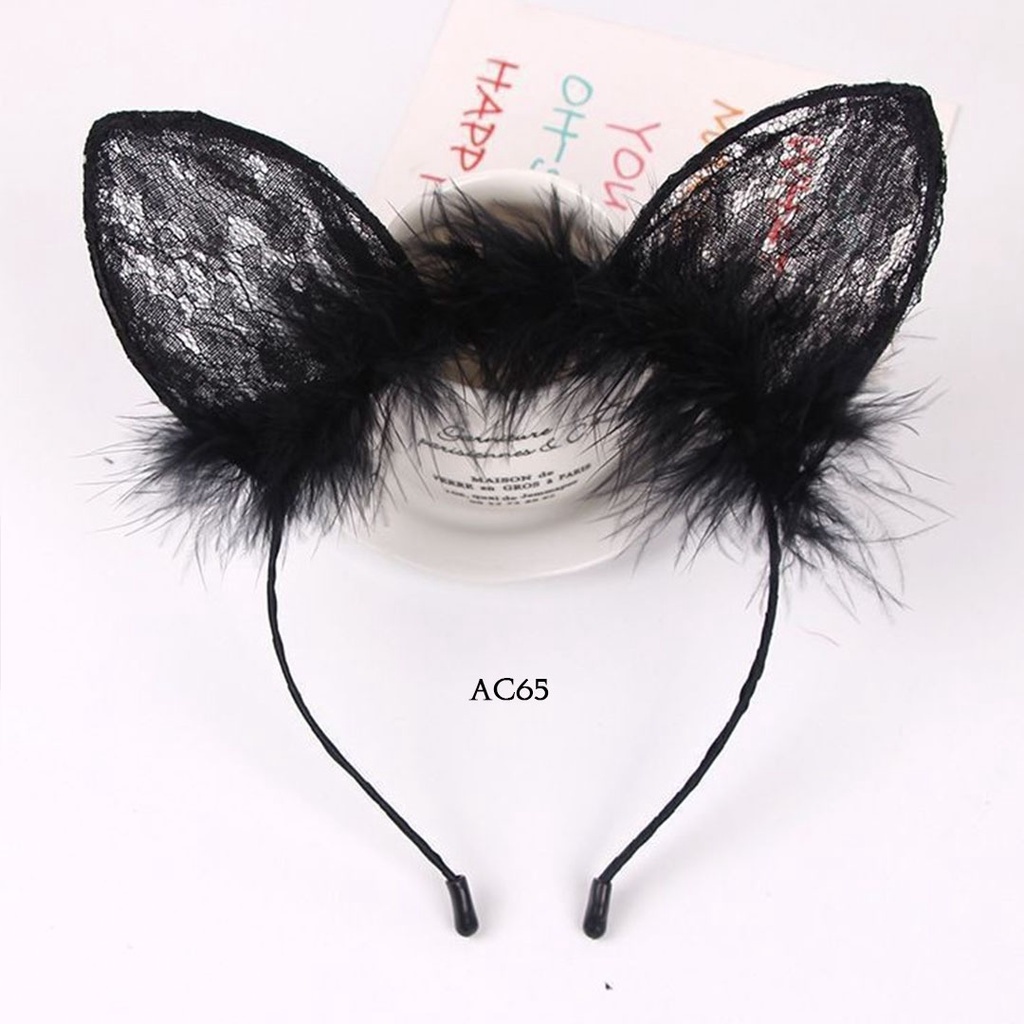 Bando Aksesoris Rambut Pesta Telinga Kelinci Lucu Premium AC65