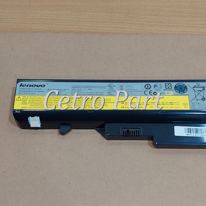 Baterai Batre Laptop Lenovo B470 B570 G460 G465 G470 G475 Series -NEW
