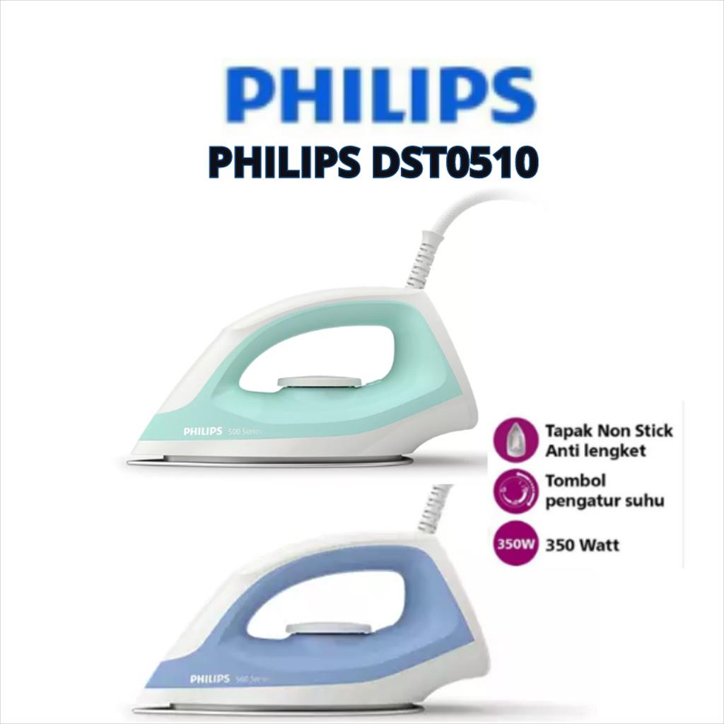 Philips Dry Iron setrika  Listrik philips DST0510 / DST-0510 / DST 0510