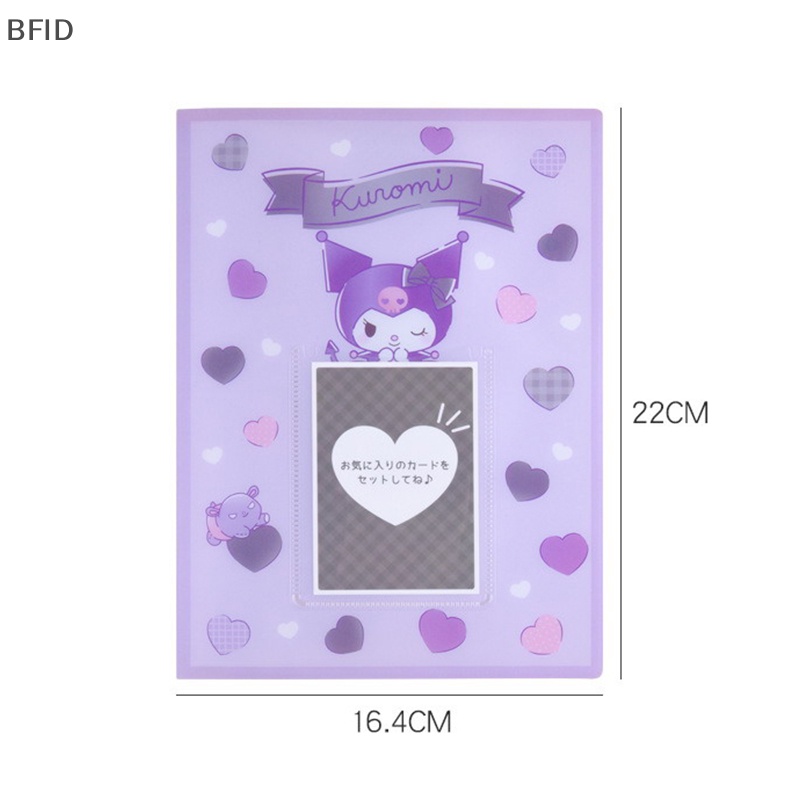 [BFID] Kawaii Sanrio Binder Photocards Cover Anime Kuromi Melody Pachacco Album Foto Kartun Koleksi Buku Scrapbook Card Holder Hadiah [ID]