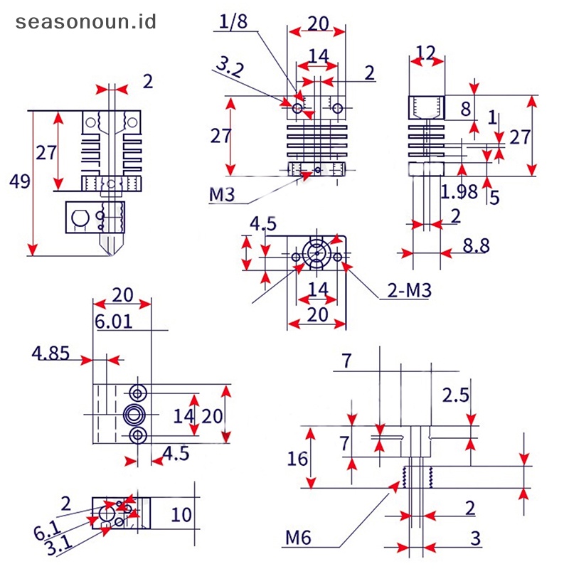 Alfineasonoun 1alfinc stapelll alfinetal alfinotend - alfinitanium galiheat suketreak, galihozzle .4m, suketneumatic suket traker .