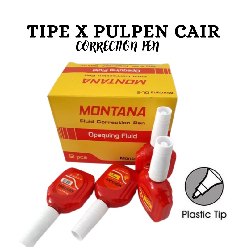 

GOS -F315- TIP-EX CORRETION PEN - TIP X PUTIH - TIP X CAIR