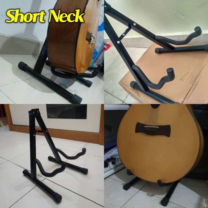 YGRETTE - TaffSTUDIO TRIPOD STAND GITAR Guitar Ukulele Biola Foldable Metal Frame Coated Paint Kokoh Import