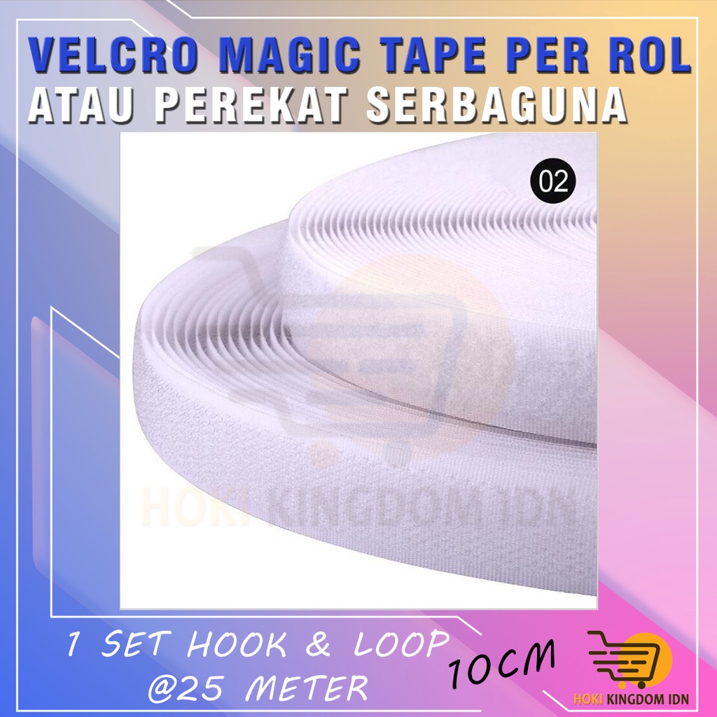 Velcro Magic Tape / Perekat Serbaguna  / 2.5CM / 5CM / 10CM