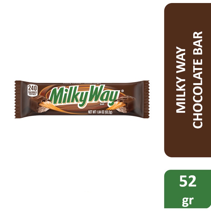 

MilkyWay Chocolate - cokelat Milky Way - ChocoBar-1.84oz
