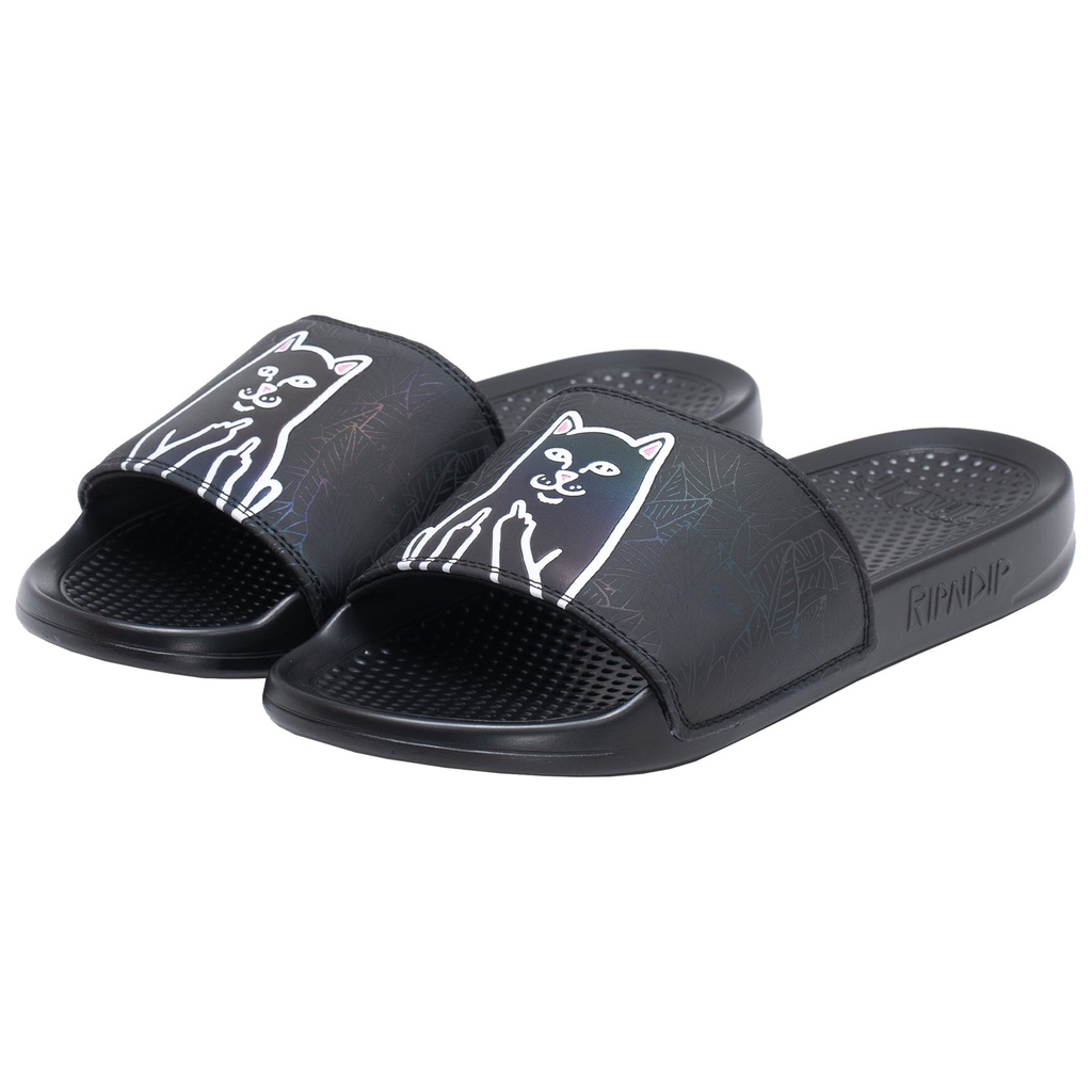 Rip n Dip Lord Jermal Leaf Camo Slides 3M Iridescent
