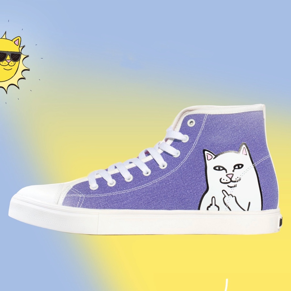 Rip n Dip Lord Nermal UV Activated High Tops Blue/Fuschia