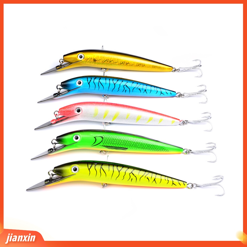 (In Stock) 20 cm Ikan Kecil Buatan VIB Bionic Fishing ABS Hard Lure Umpan Tackle Dengan Kait