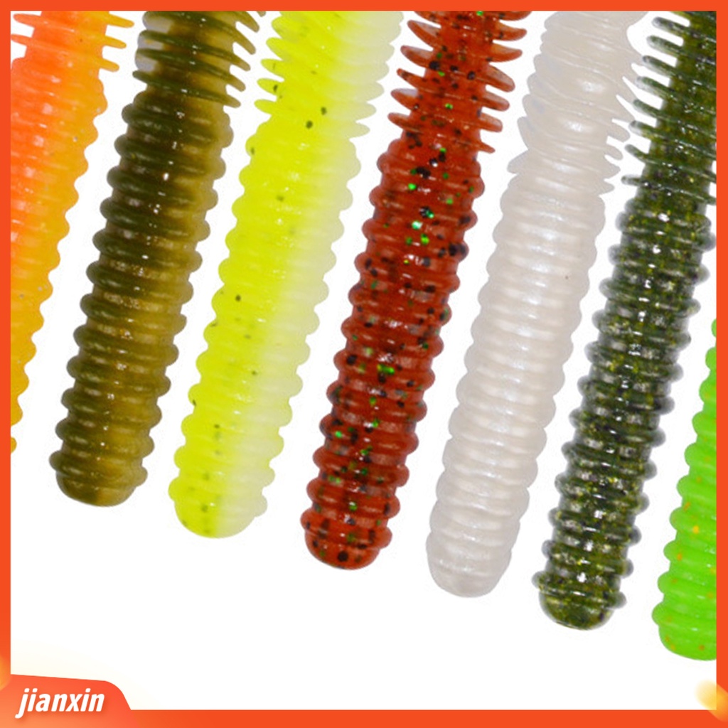 (In Stock) 5pcs 100mm /4.5g Umpan Pancing Semua Air Desain Simulasi Warna Cerah Banyak Digunakan Bionic Soft Fishing Bait Untuk Outdoor