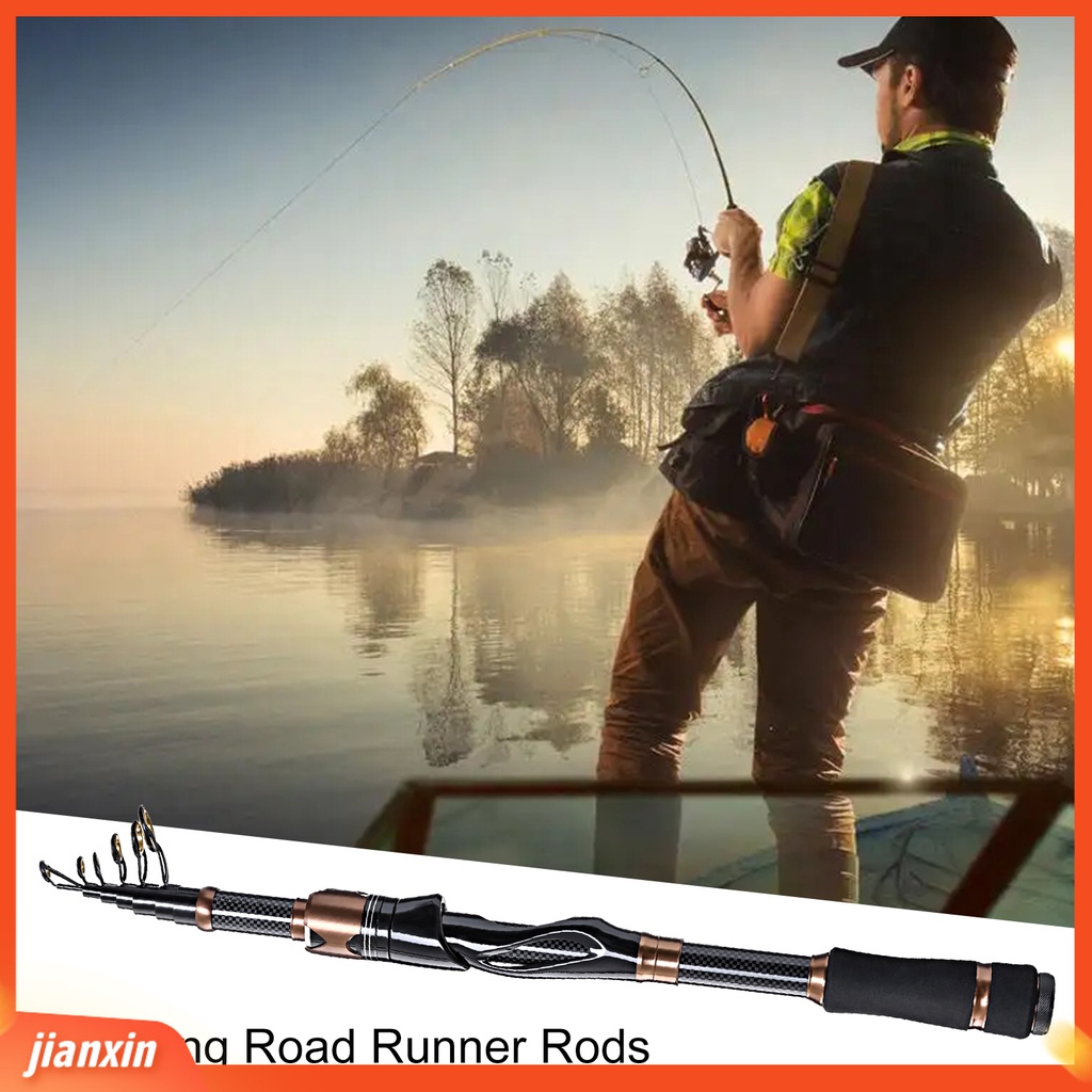 (In Stock) LEO Lure Rod Telescopic Kokoh Memancing Outdoor Ultra Ringan Karbon Portable Marine Fishing Rod Alat Pancing