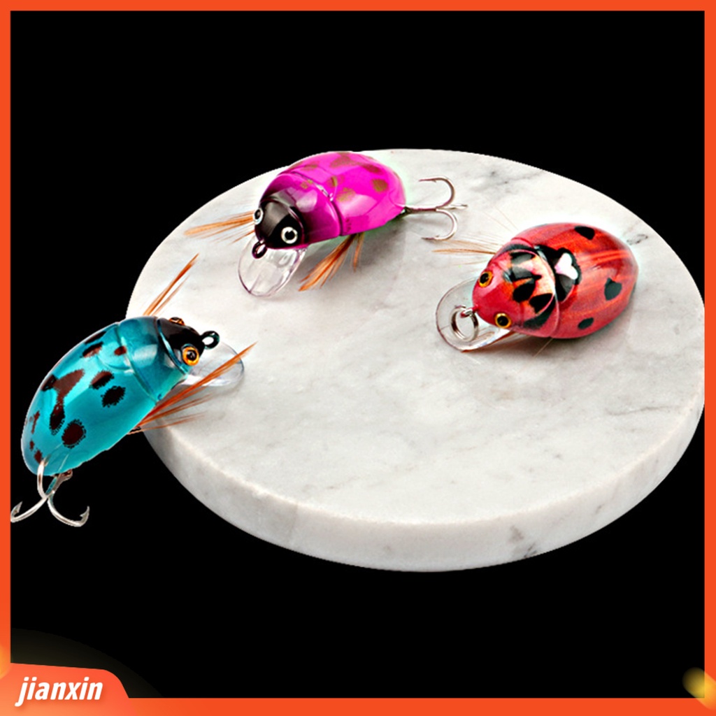 (In Stock) 3.8cm /4.1g Mengambang Umpan Pancing 3D Mata Warna Terang Anti Korosi Ikan Kecil Umpan Memancing Aksesori