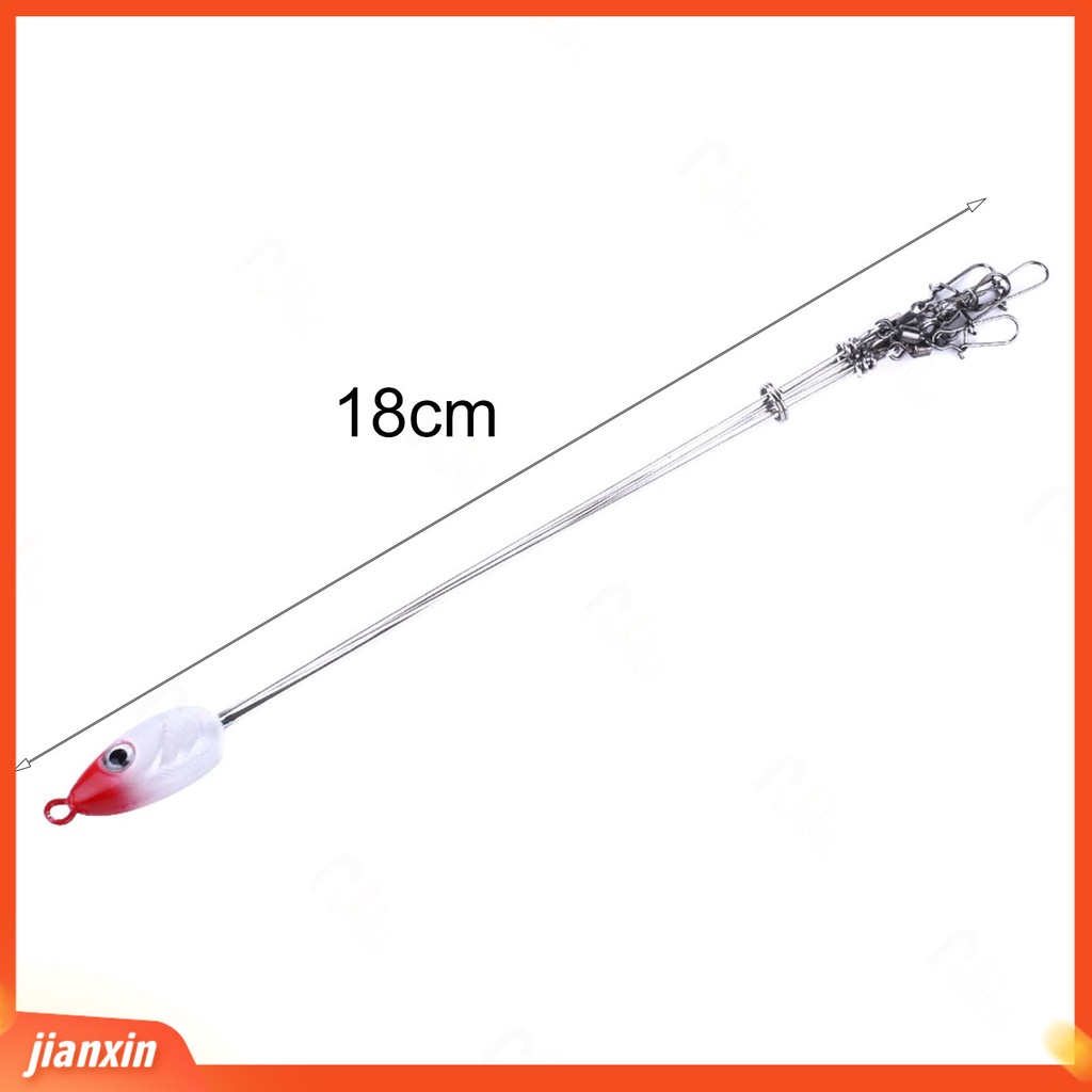 (In Stock) 18cm /9g Umpan Pancing Logam Hidup Ketangguhan Yang Baik 5lengan Umpan Dengan Memutar Perlengkapan Memancing